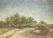 Vincent Van Gogh Lane in Voyer d'Argenson Park at Asnieres (nn04) Spain oil painting reproduction